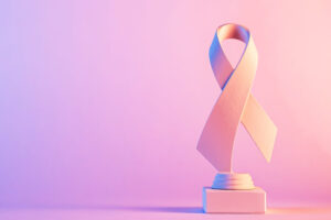 breast cancer ribbon - diagnosed with breast cancer